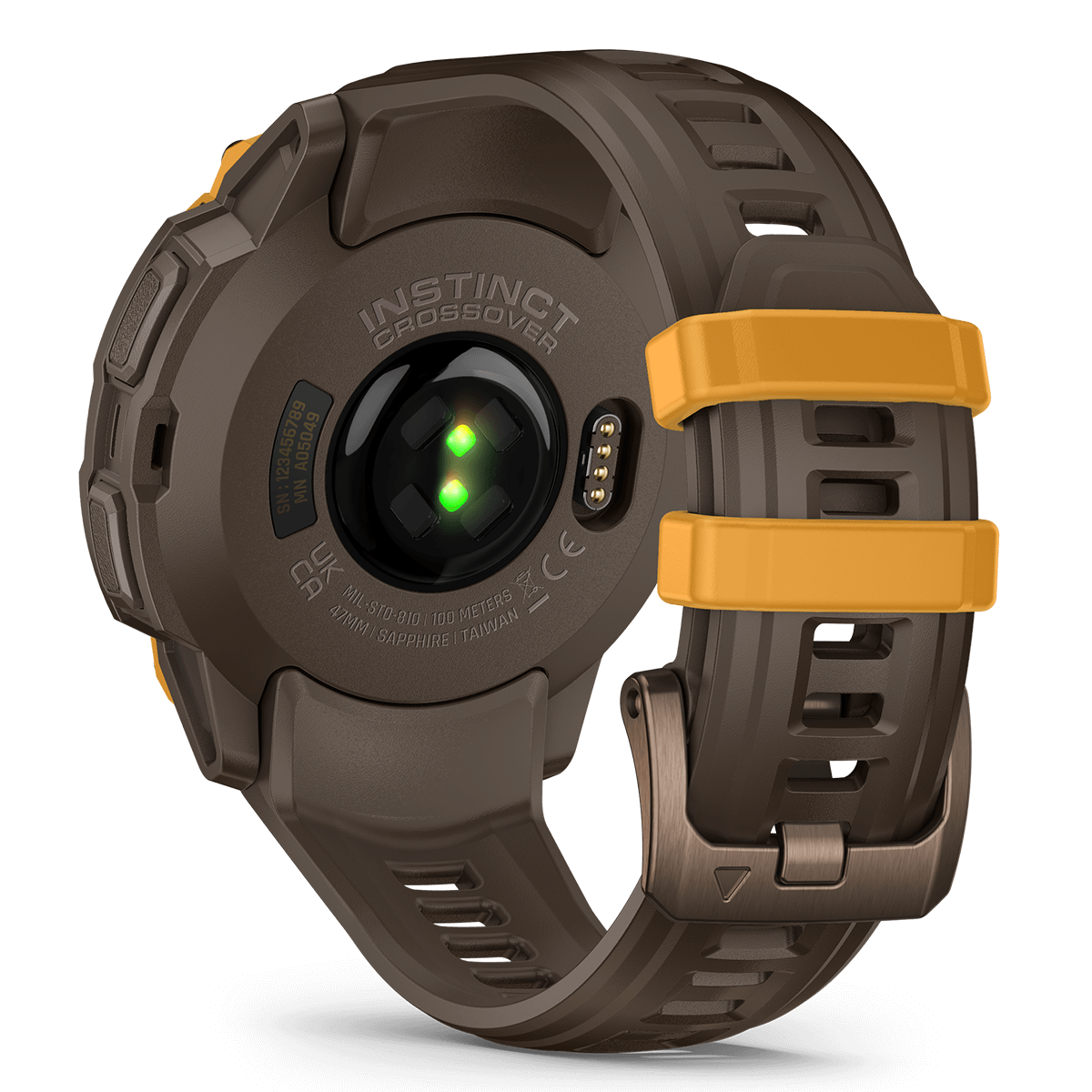GARMIN Instinct Crossover 47mm AMOLED Bronze Smartwatch - 4