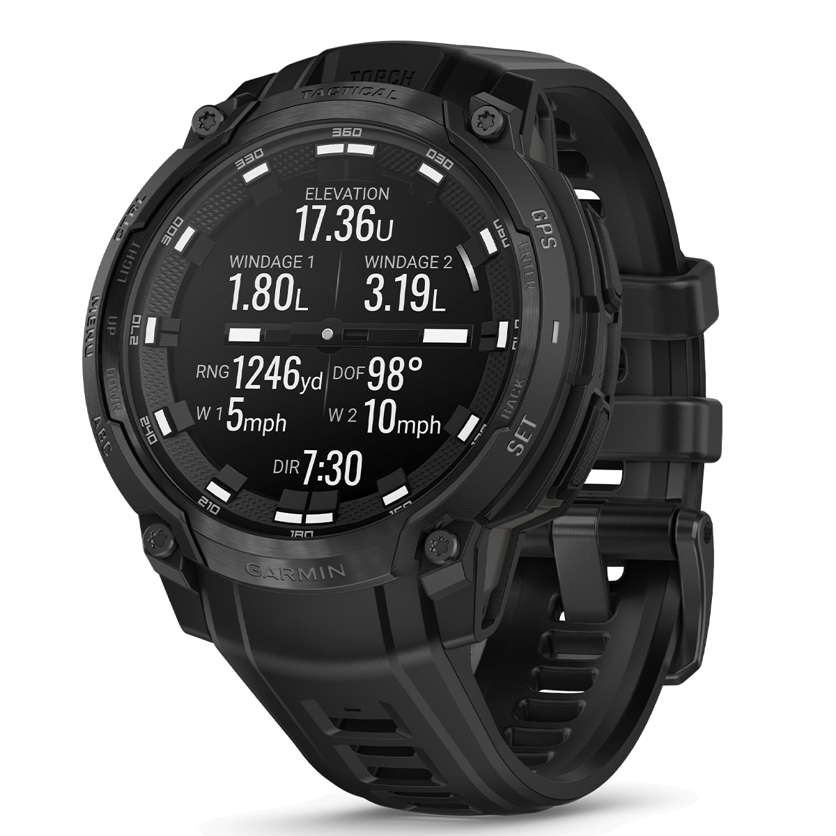 GARMIN Instinct Crossover 47mm AMOLED Black Smartwatch - 2