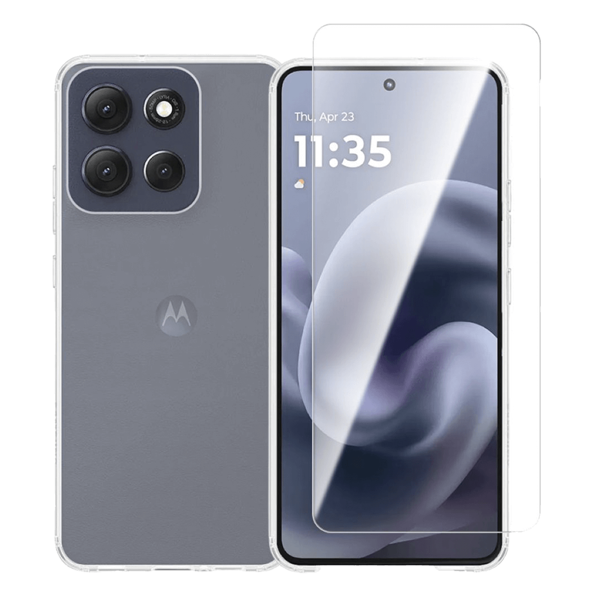 Διάφανη Θήκη + Γυαλί Προστασίας Οθόνης COSY για MOTOROLA moto G86 5G/ G86 power 5G