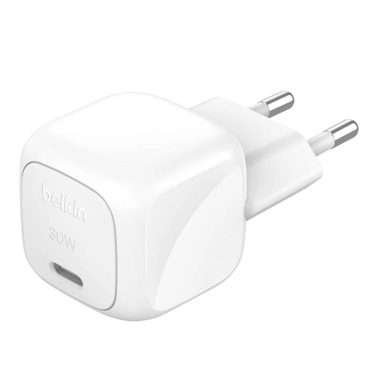 Φορτιστής Ταξιδίου BELKIN με Καλώδιο USB Type-C σε USB Type-C 1 Μέτρο 30W Λευκό - 2