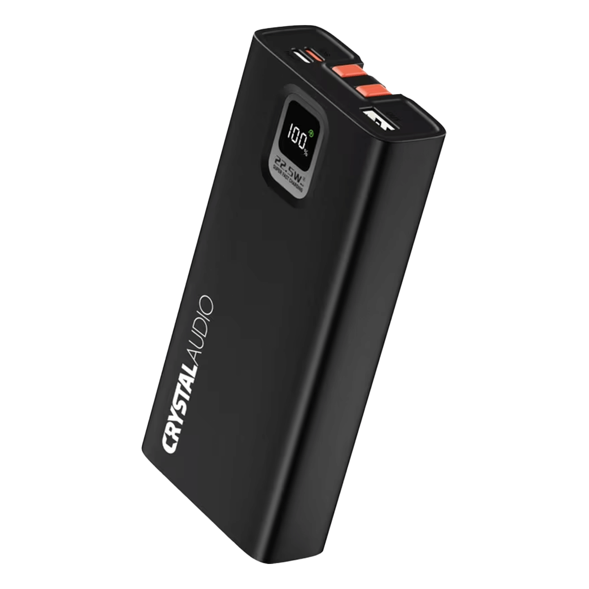 Powerbank CRYSTAL AUDIO PBK-7 20Κ 20W 20000mAh Μαύρο