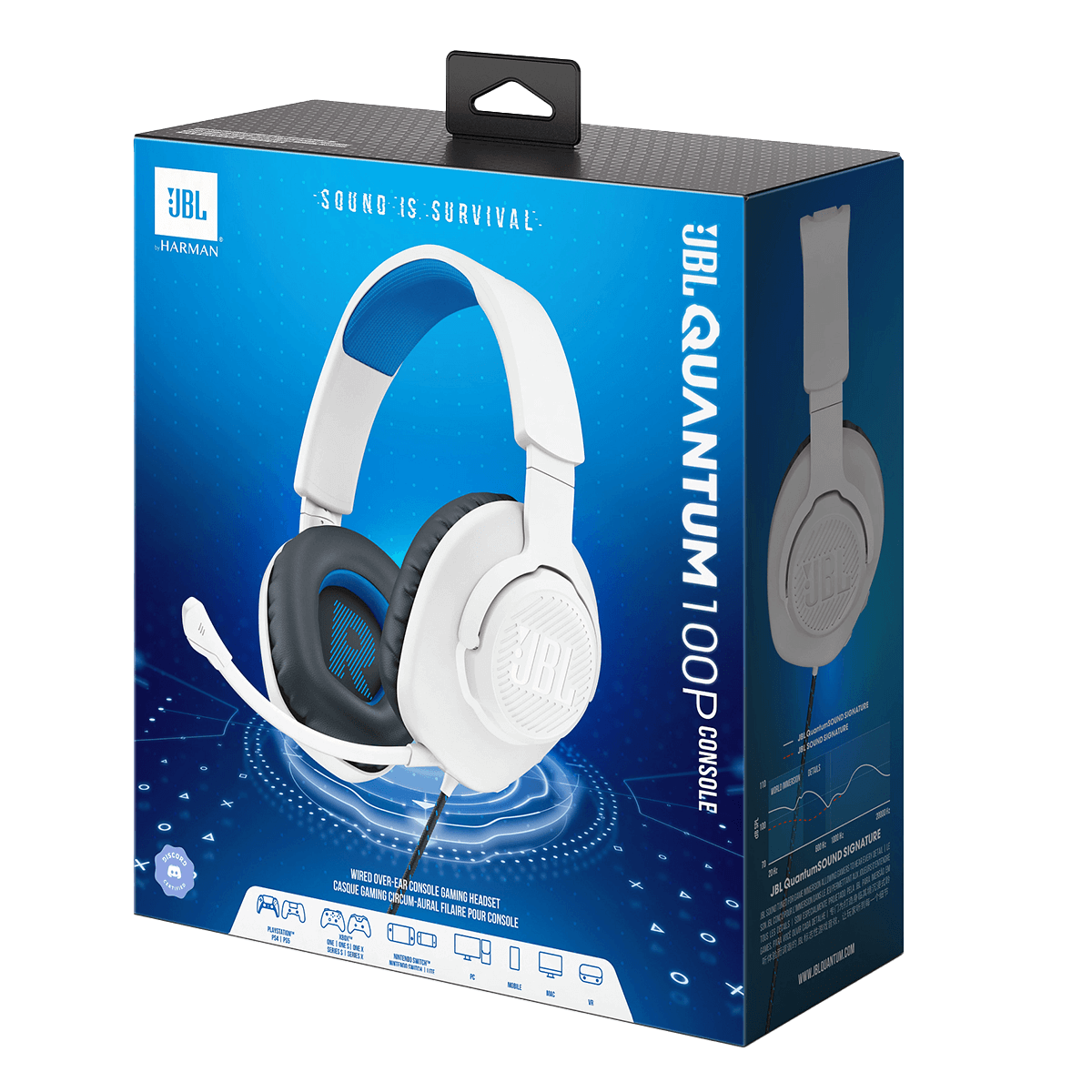 Ενσύρματο Gaming Headset JBL Quantum 100P White - 6