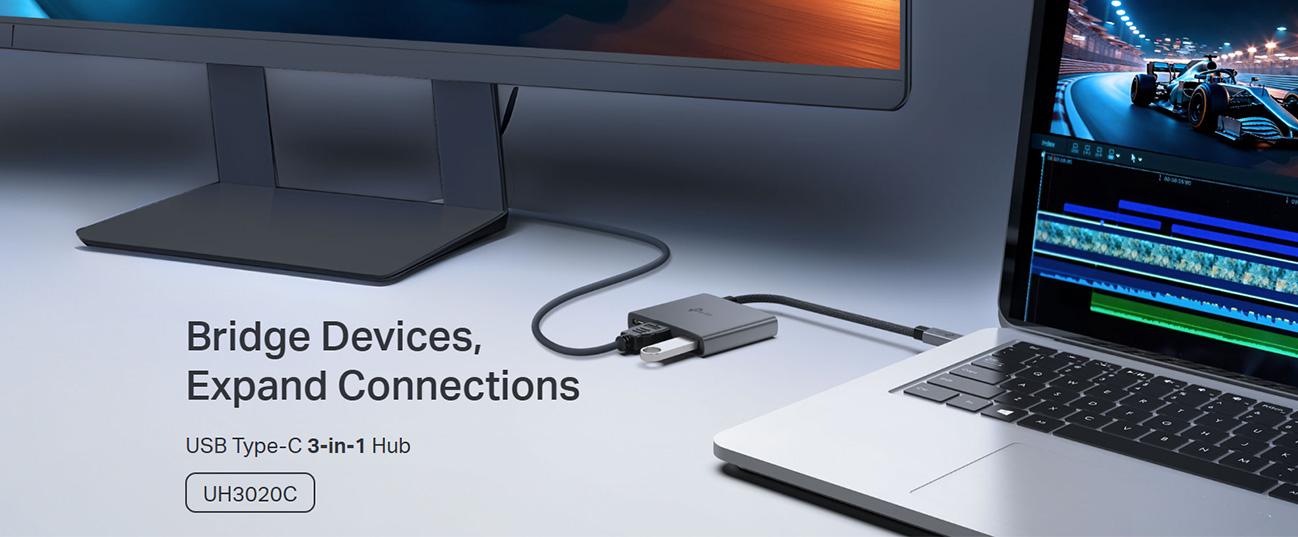 Tp-Link UH3020C USB Type-C 3-in-1