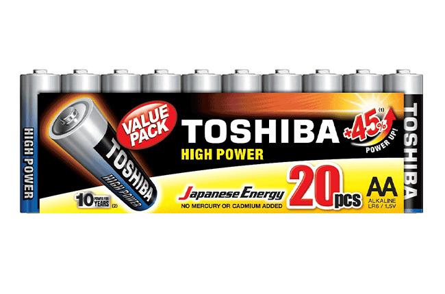 αλκαλικές μπαταρίες TOSHIBA