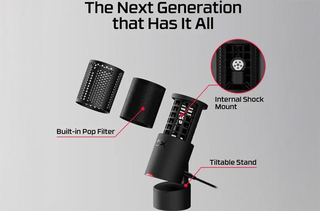 MICROPHONE GAMING HYPERX SOLOCAST 2