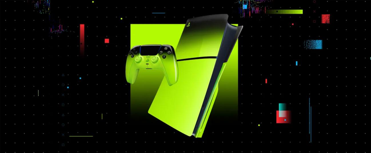 Κάλυμμα Κονσόλας PS5 Slim Hyperpop Collection Remix Green