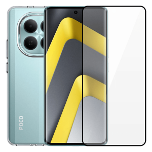 Διάφανη Θήκη + Γυαλί Προστασίας Οθόνης COSY για POCO M8 Pro 5G