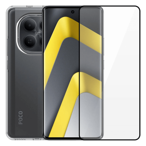 Διάφανη Θήκη + Γυαλί Προστασίας Οθόνης COSY για POCO M8 5G