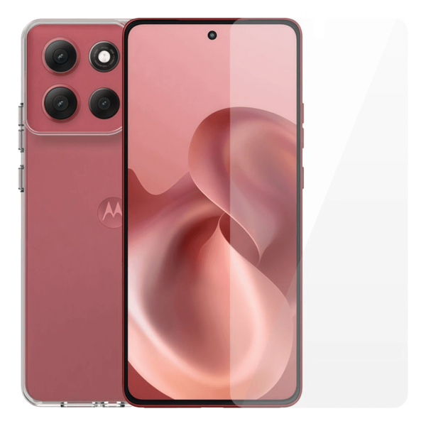 Διάφανη Θήκη + Γυαλί Προστασίας Οθόνης COSY για MOTOROLA moto g87 power