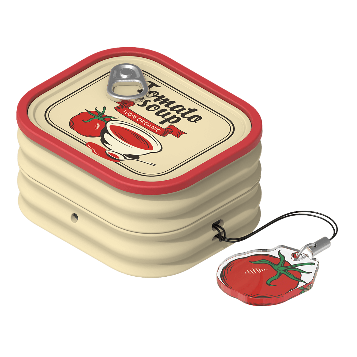 Θήκη Clip Food Can για Samsung Galaxy Buds 4 / Buds 4 Pro Red - 2