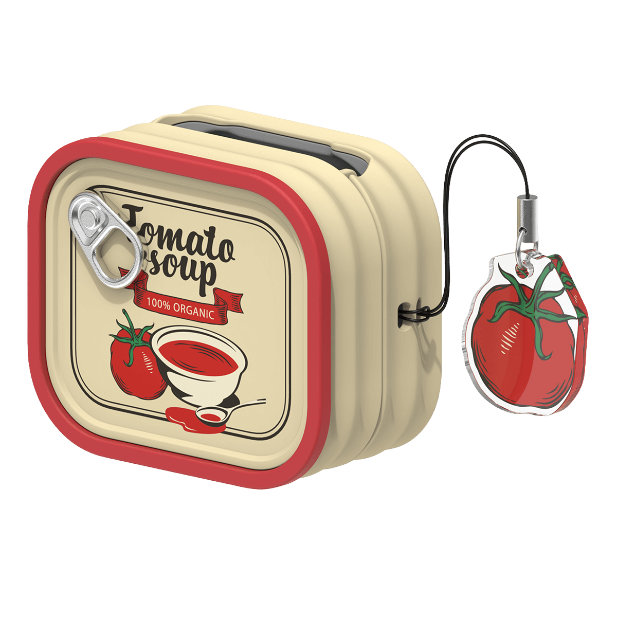Θήκη Clip Food Can για Samsung Galaxy Buds 4 / Buds 4 Pro Red - 3