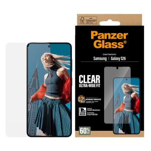 Γυαλί Προστασίας Οθόνης PANZERGLASS Ultra-Wide Fit για SAMSUNG Galaxy S26