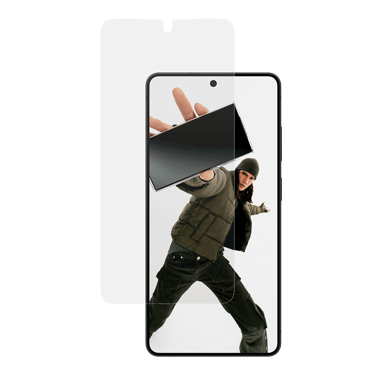 Γυαλί Προστασίας Οθόνης PANZERGLASS Ultra-Wide Fit για SAMSUNG Galaxy S26 Ultra - 4