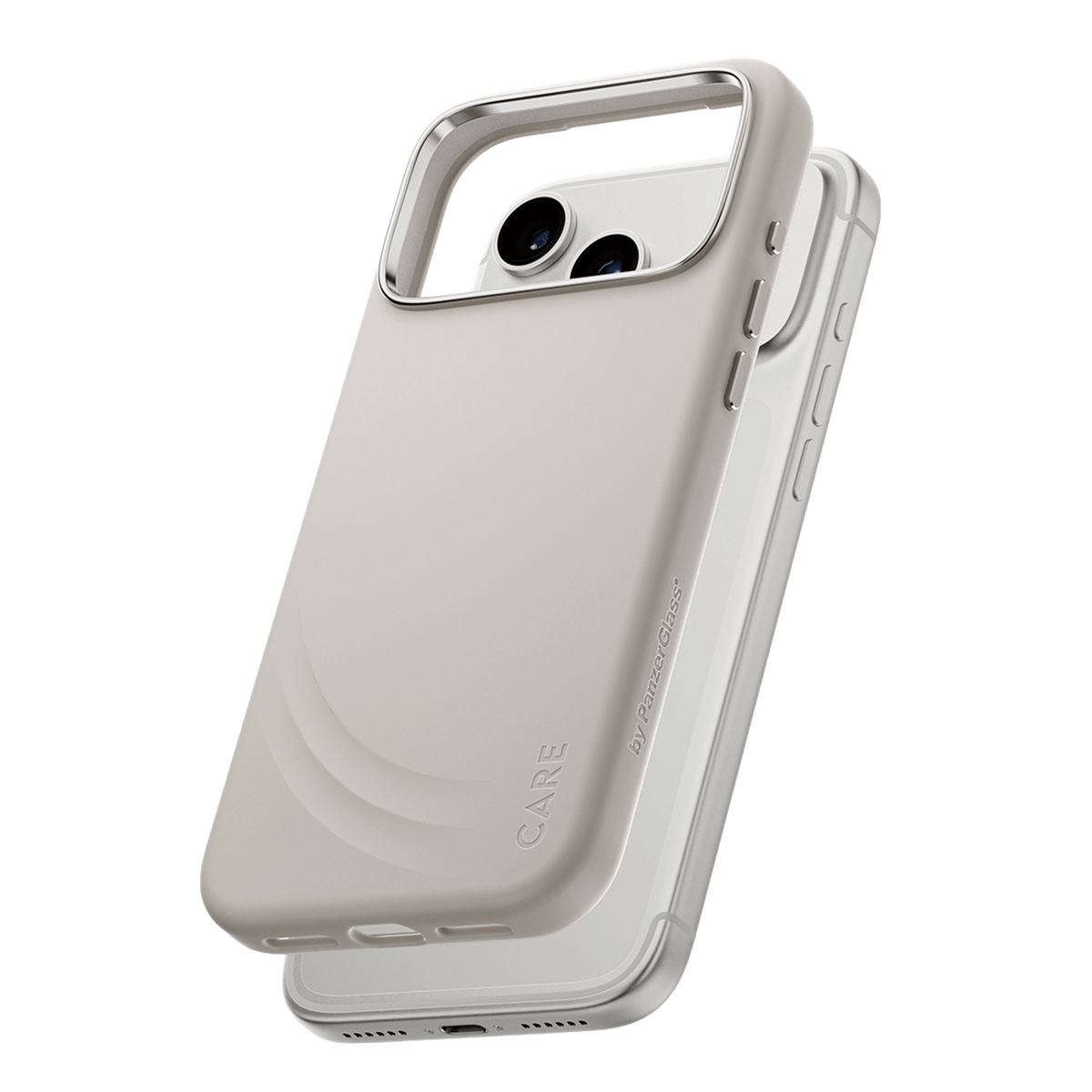 Θήκη CARE by Panzerglass Flow Vanilla Haptic Button MagSafe για iPhone 17 Pro Max