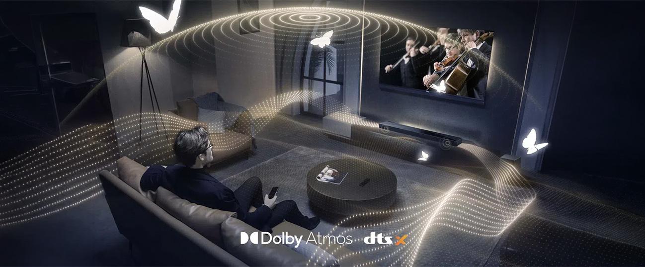Dolby Atmos και DTS:X TCL Q65H 5.1ch Soundbar 