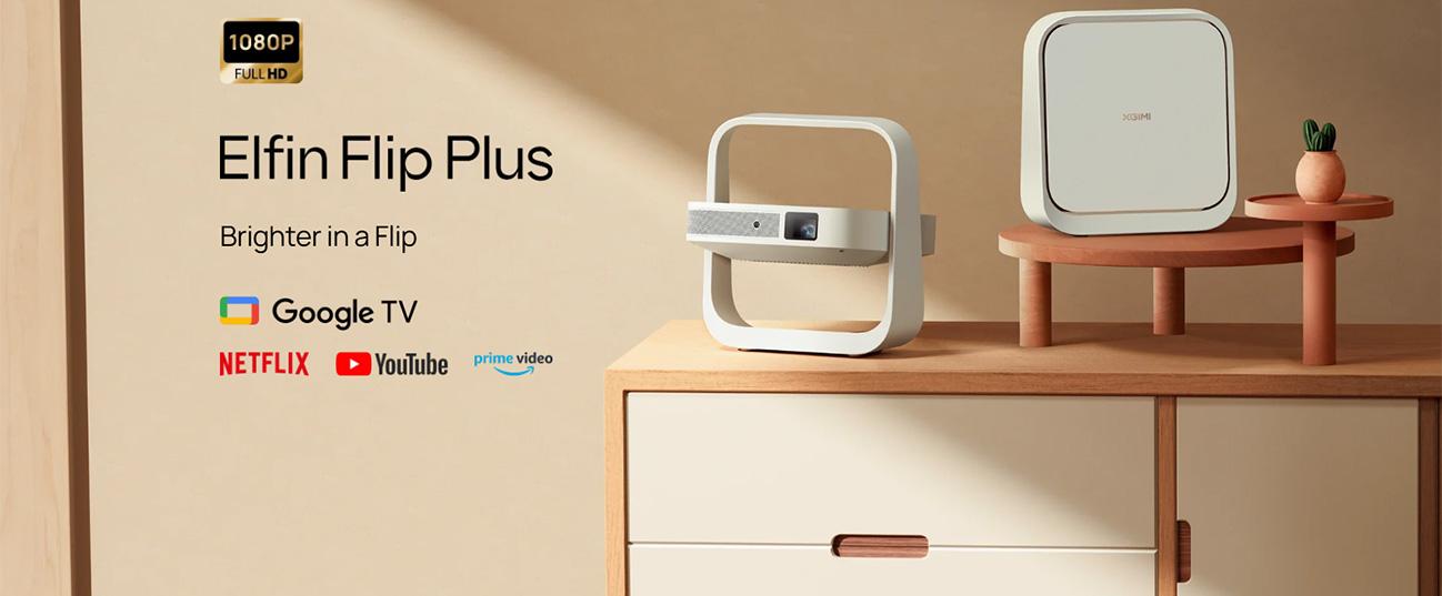 XGiMi Portable Φορητός Projector Elfin Flip+ Google1080 