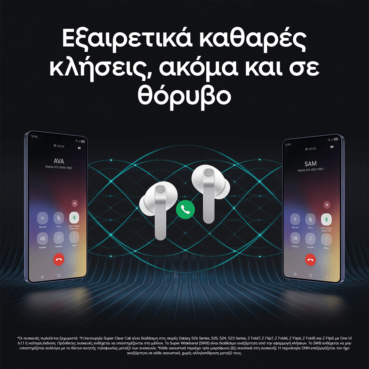 Ασύρματα Ακουστικά SAMSUNG Galaxy Buds 4 Pro Black - 5