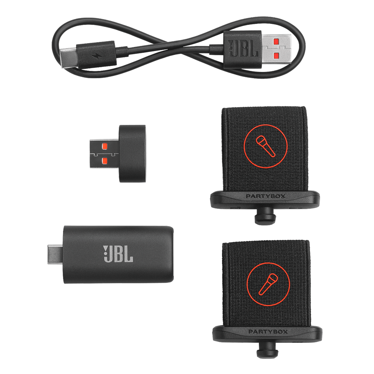 Μικρόφωνο JBL Wireless Digital Mic x2 & Dongle Receiver Μαύρο - 4