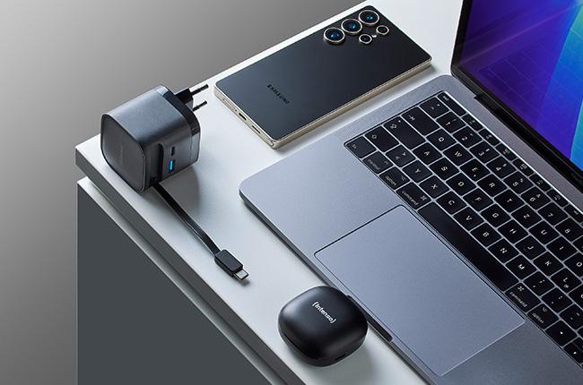 Φορτιστής Ταξιδίου INTENSO W65ACIC GaN 65W USB Type-C