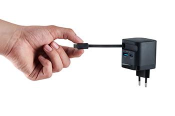 Φορτιστής Ταξιδίου INTENSO W65ACIC GaN 65W USB Type-C