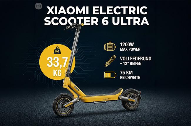 XIAOMI 6 Ultra Electric Scooter