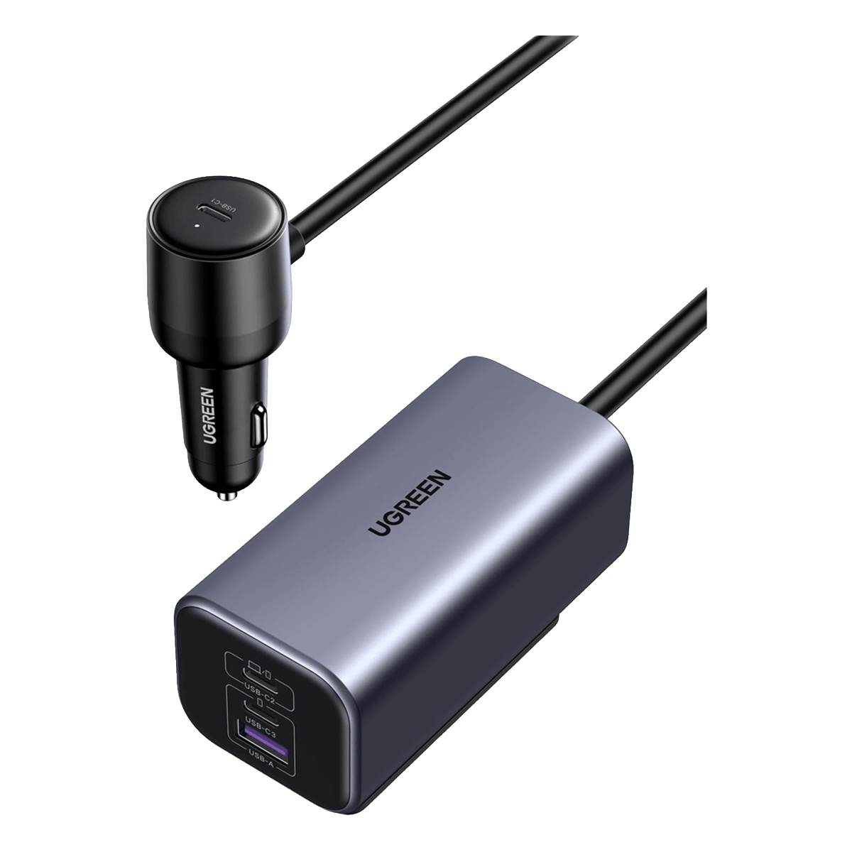 Φορτιστής Αυτοκινήτου UGREEN 4 Port 150W Μαύρο