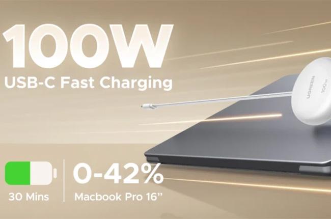 καλώδιο UGREEN Exode Retractable USB Type-C to USB Type-C 100W