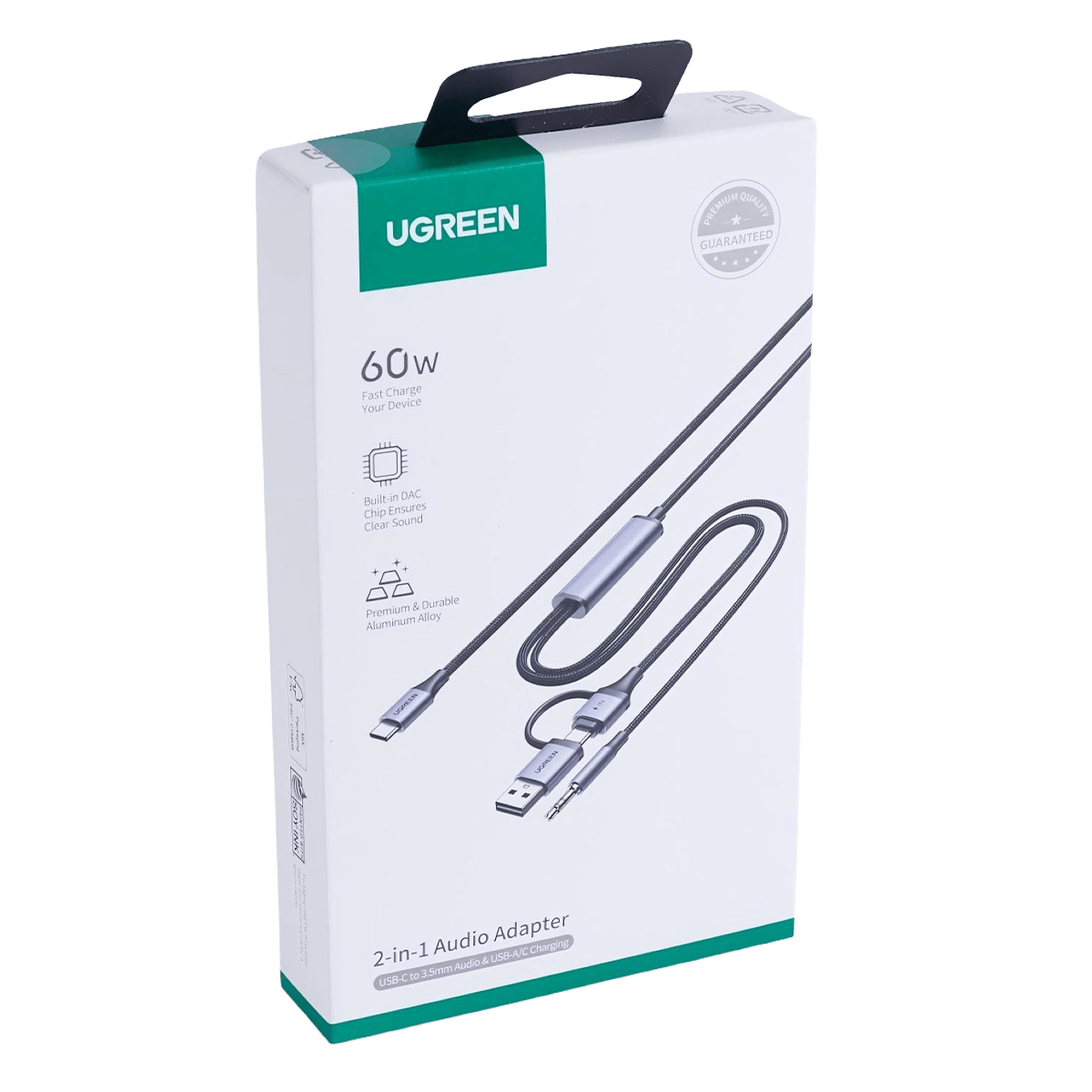Αντάπτορας UGREEN USB-C σε 3.5mm και USB-C/ USB - 4