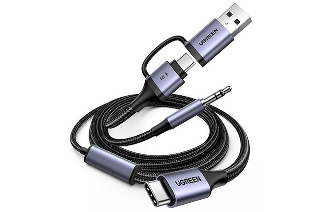 Αντάπτορας UGREEN USB-C σε 3.5mm και USB-C/ USB