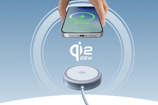 ασύρματος φορτιστής UGREEN Magnet Qi2 25W