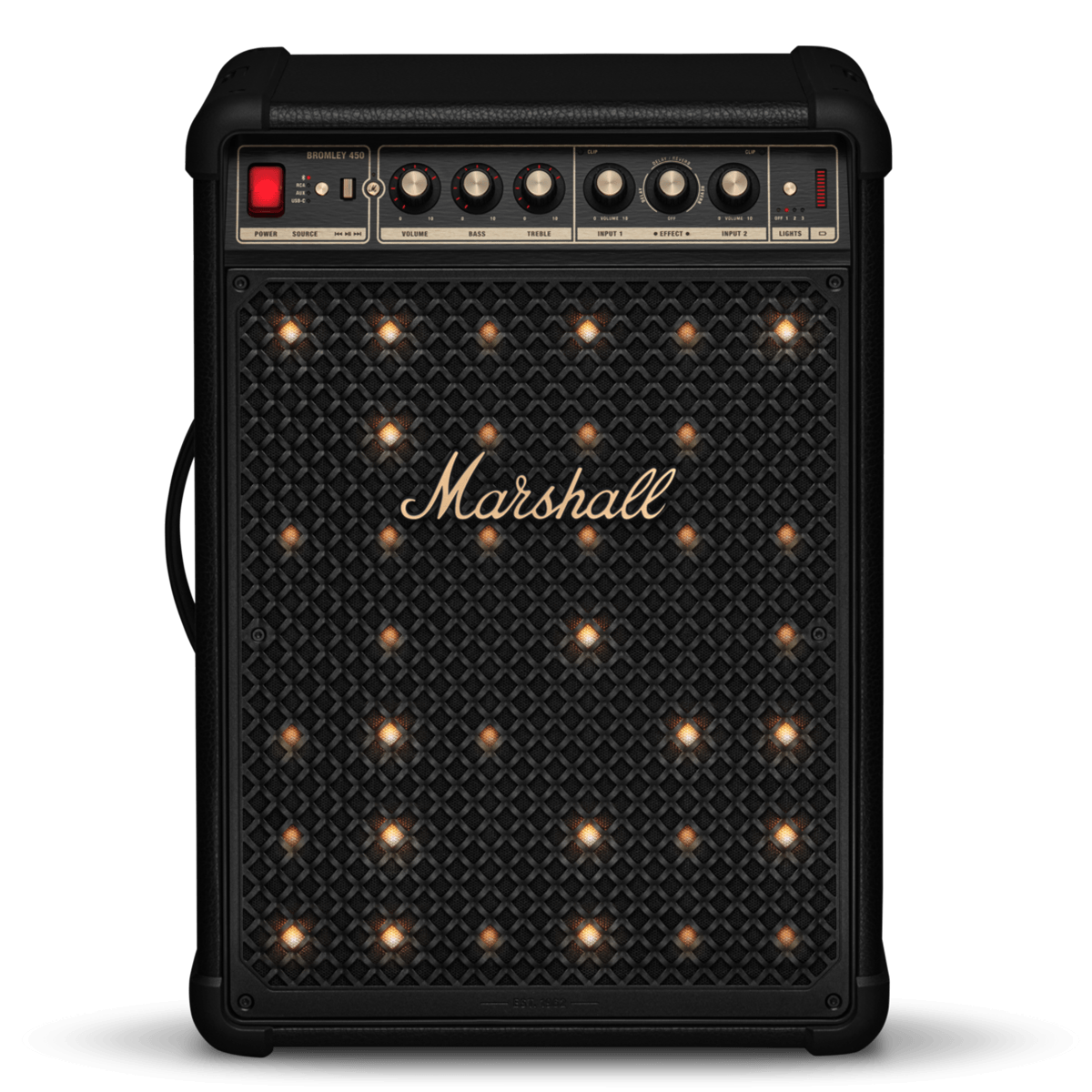 Φορητό MARSHALL Party Box Bromley 450 Black & Brass
