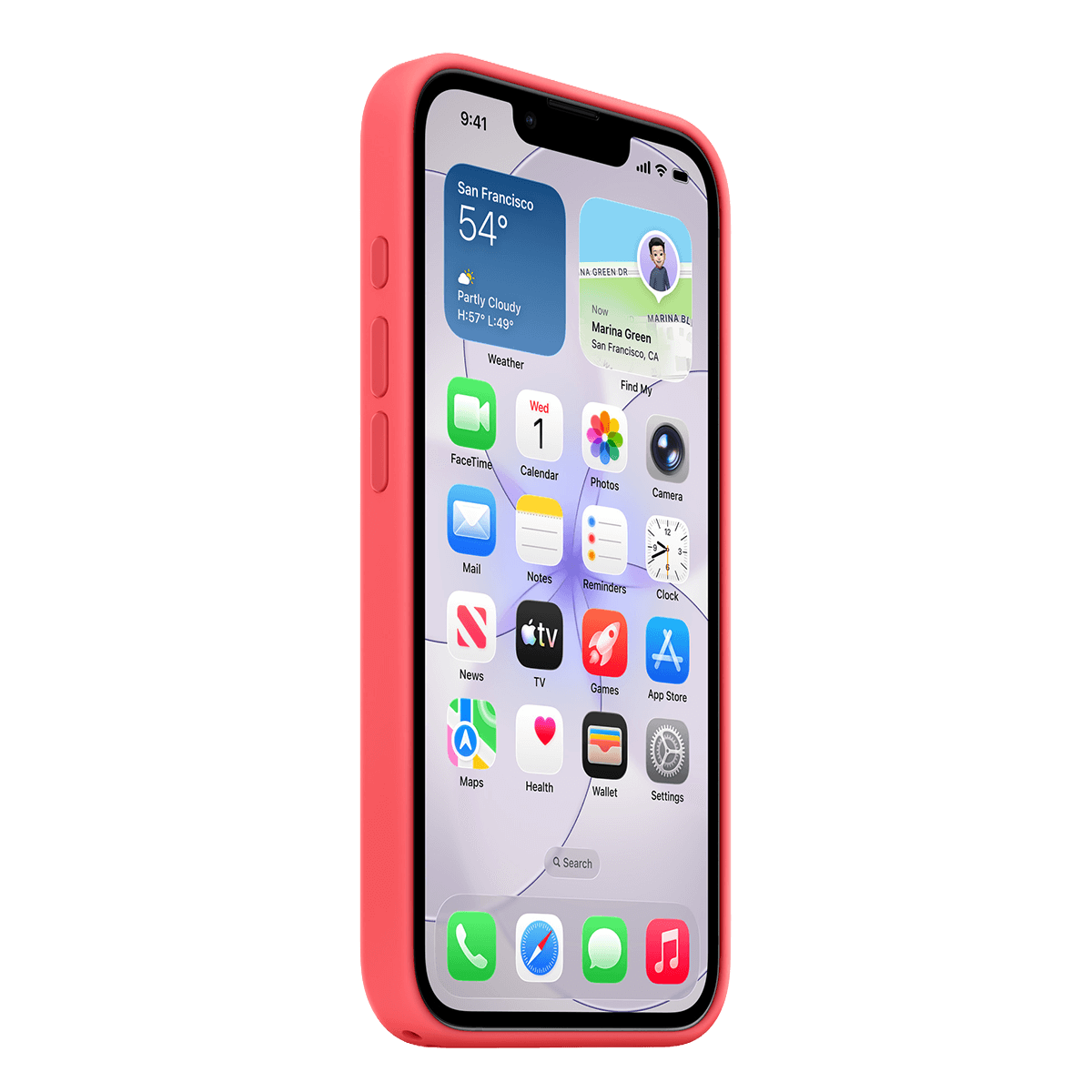 Θήκη Σιλικόνης με MagSafe APPLE iPhone 17e Bright Guava - 2