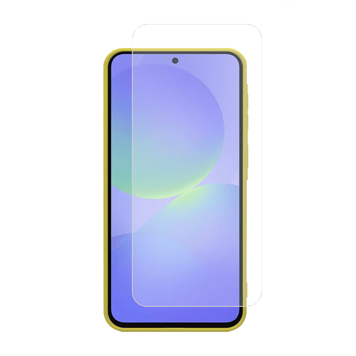 Θήκη Matte + Γυαλί Προστασίας Οθόνης COSY για SAMSUNG Galaxy A37 5G Κίτρινη - 3