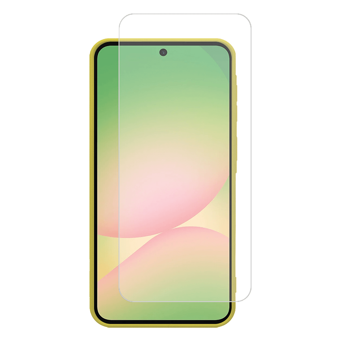 Θήκη Matte + Γυαλί Προστασίας Οθόνης COSY για SAMSUNG Galaxy A57 5G Κίτρινη - 3