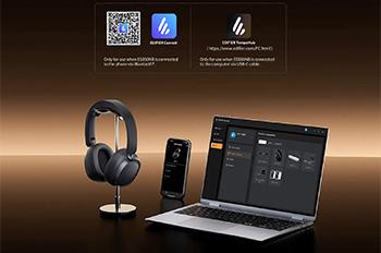 Bluetooth Headphones EDIFIER ES850NB ANC Pink app