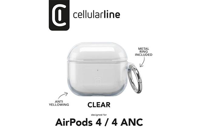 Cellularline Clear για APPLE AirPods 4