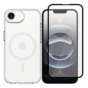 Διάφανη Θήκη COSY Acrylic MagSafe + Γυαλί Προστασίας Οθόνης με Πλαίσιο για iPhone 17e