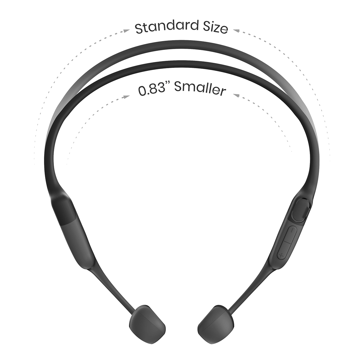 Bluetooth Ακουστικά SHOKZ Sport Openrun Mini Black/ Grey - 2