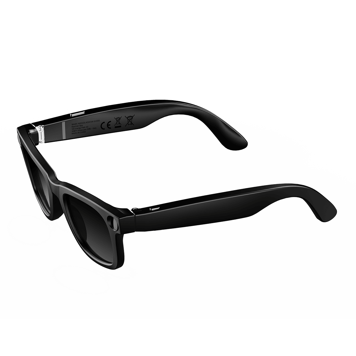 NILOX Smart AI Glasses with Camera Black - 3