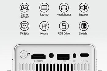 HP MC400 Mobile Cinema Φορητός Projector 1280P