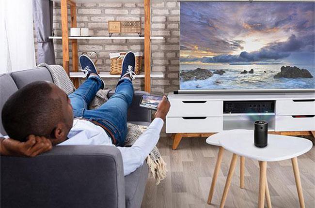 HP MP250 Smart Projector + Power Bank + Οθόνη Προβολής 