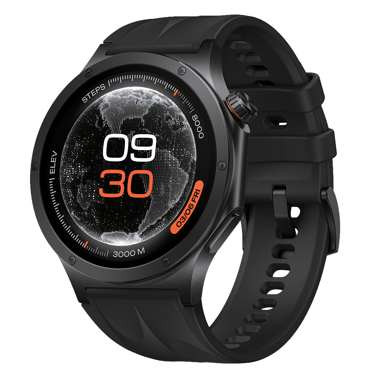 OPPO X3 47mm Obsidian Black Smartwatch - 2