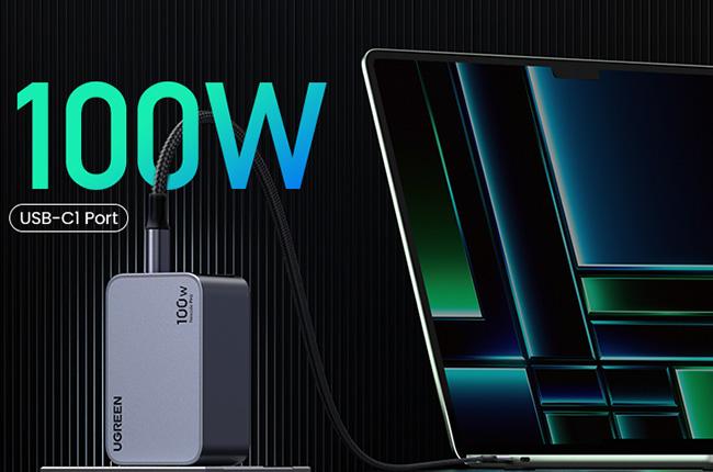  φορτιστής ταξιδίου UGREEN Nexode Pro 3 Port GaN Mini 100W