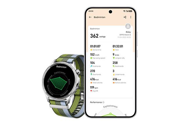 OPPO S 45mm Phantom Black Smartwatch