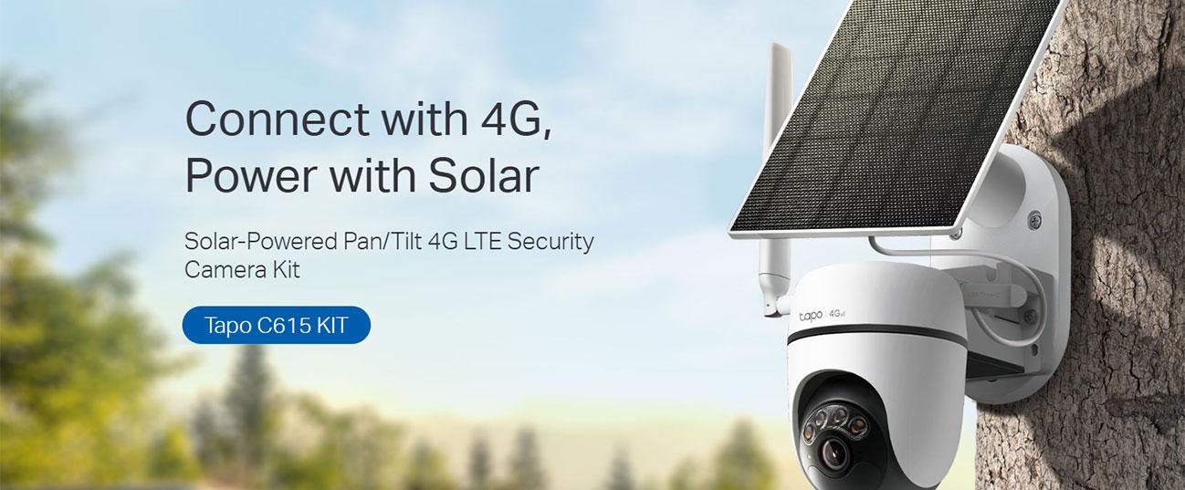 TP-LINK Tapo C615G KIT 4G Εξωτερική Κάμερα White