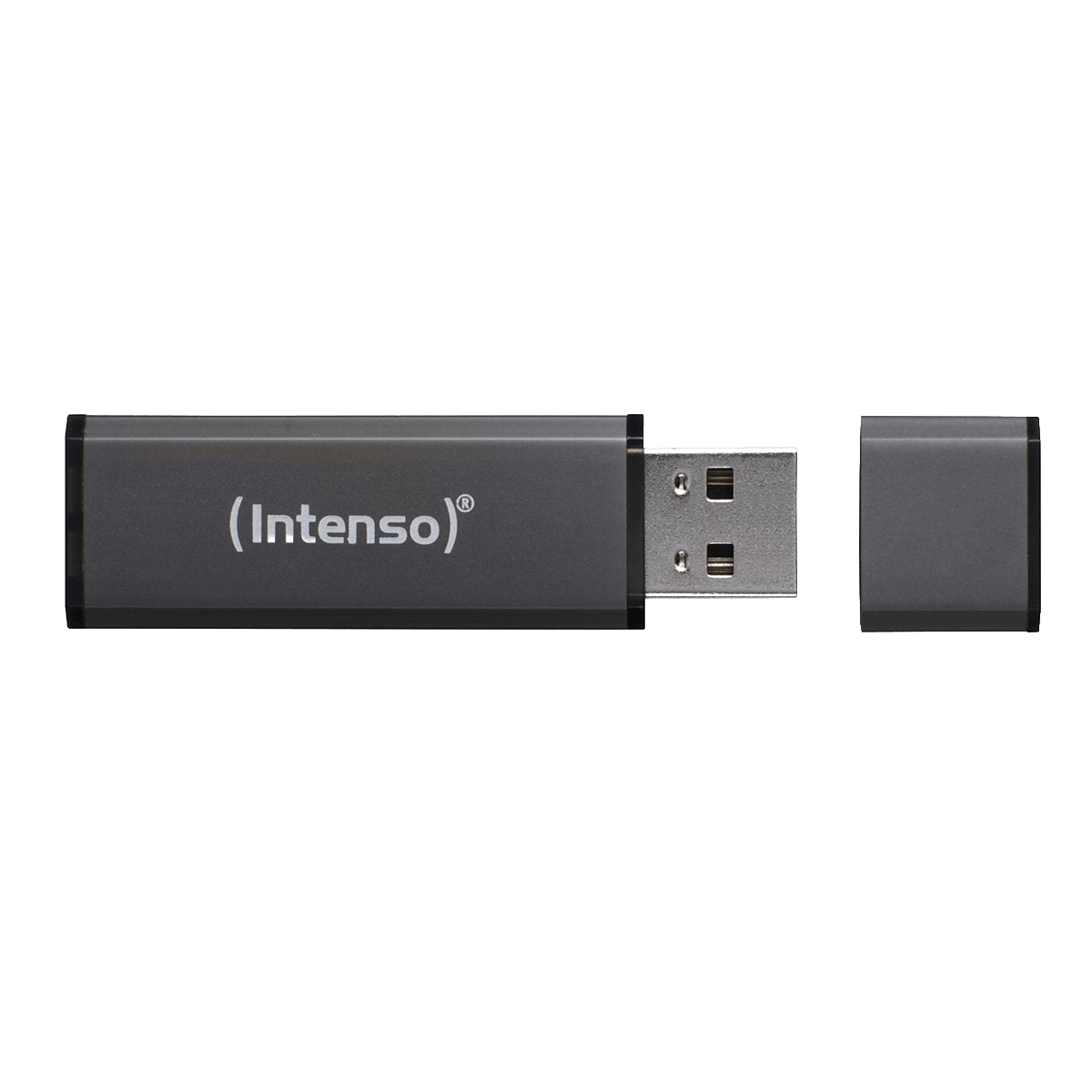 Μνήμη USB 2.0 INTENSO Alu Line 16GB Ανθρακί