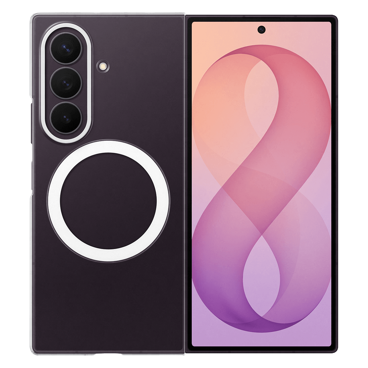 Διάφανη Θήκη Clear Magnet + Σετ Προστασίας Οθόνης Anti Reflecting SAMSUNG Galaxy Fold 8 Ultra - 3