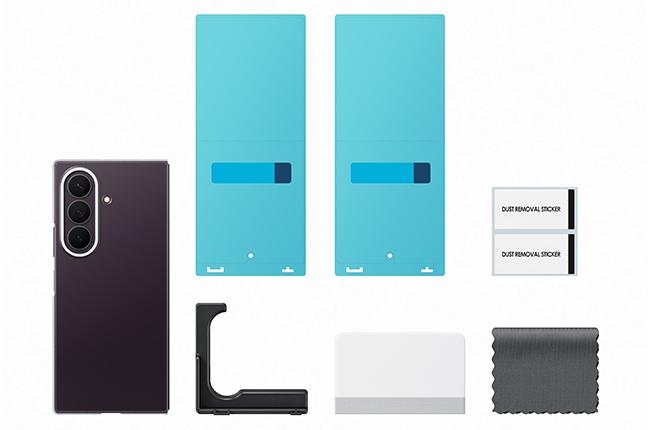  Clear Magnet Case + Anti-Reflective Screen Protector Set for Samsung Galaxy Fold 8 Ultra