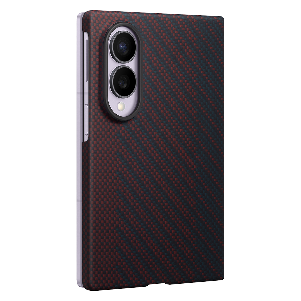 Θήκη Carbon με MagSafe + Σετ Προστασίας Οθόνης Anti Reflecting SAMSUNG Galaxy Fold 8 Red - 4