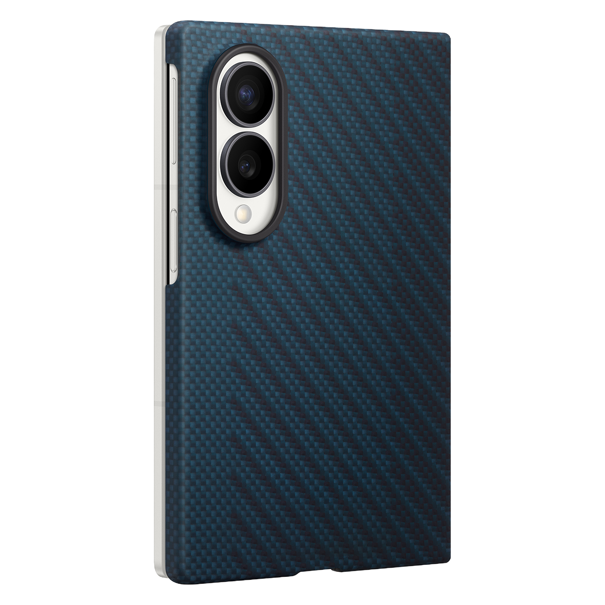 Θήκη Carbon με MagSafe + Σετ Προστασίας Οθόνης Anti Reflecting SAMSUNG Galaxy Fold 8 Navy - 4